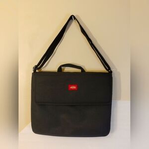 Dickies Black Briefcase with Red Logo
